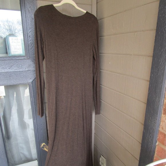 Stetson Maxi Long Sleeve Brown dress size M - Picture 4 of 5